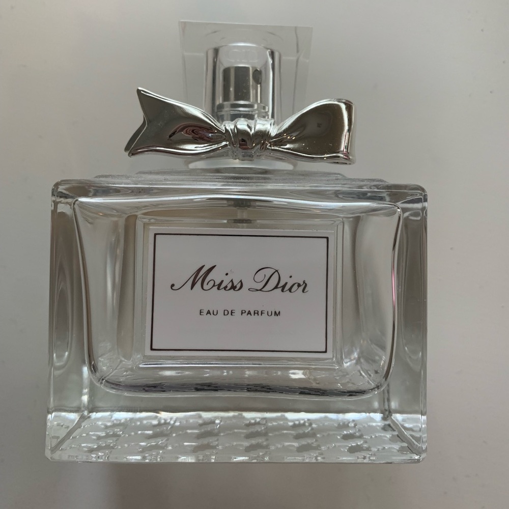 Miss Dior eau de parfum empty perfume bottle 3.4